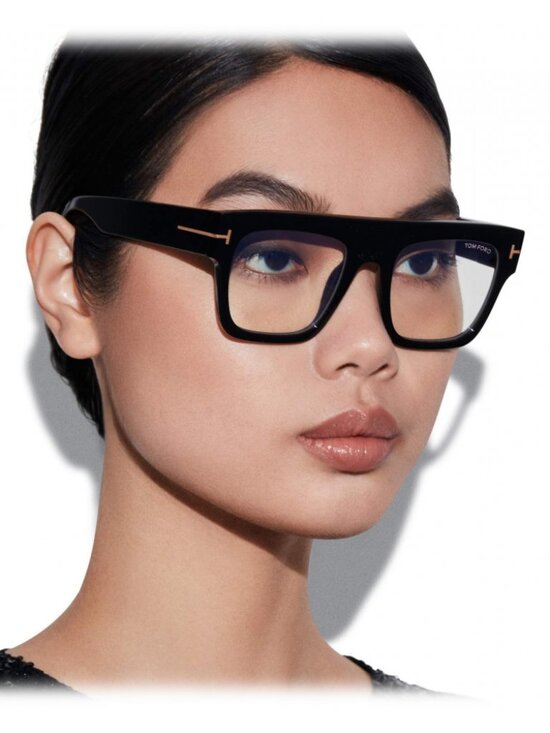 Tom Ford Accessories - NEW TOM FORD TF0847 001 BLACK BLUE BLOCK LENS AUTHENTIC EYEGLASSES